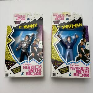NEW Lot of 2 New Kids on the Block poseable Figures Danny & jonathan